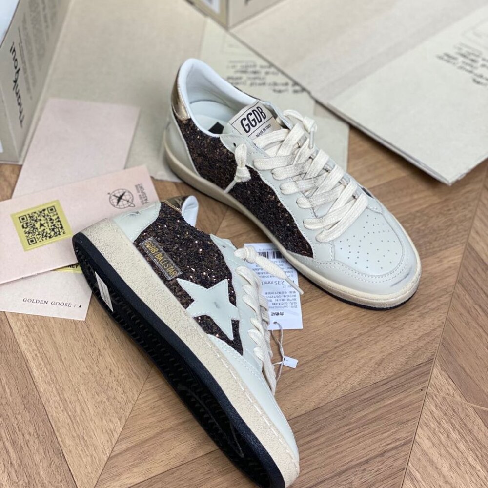 Brand new vintage finish Golden Goose-Super-Star women's casual sneakers - Picture 2 of 10